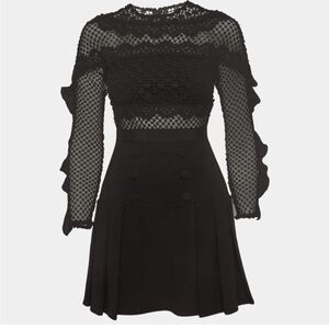 Elegant Black Lace Dress